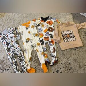Baby clothes. Halloween lot.